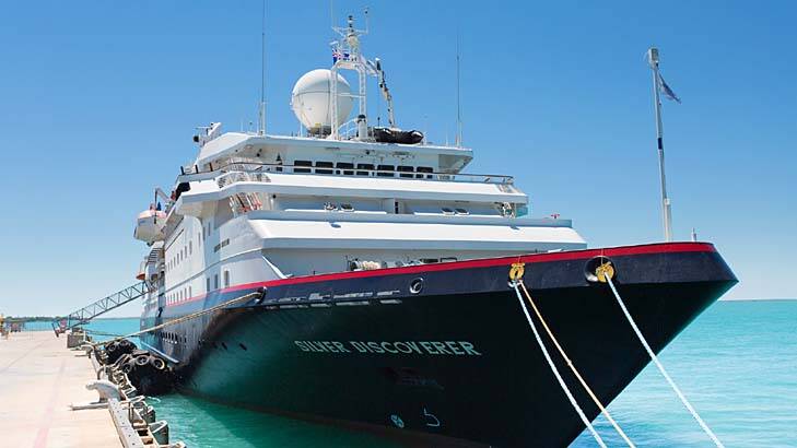 The Silver Discoverer in Broome.