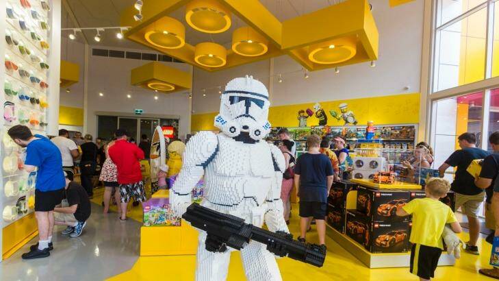 Lego Store, the first of its kind in Australia, offers fans a chance to find some of the more rare Lego sets. Photo: Glenn Hunt