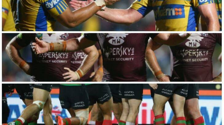 In the spotlight: Matches involving Parramatta, Manly and South Sydney have raised suspicions. Photo: Getty Images 