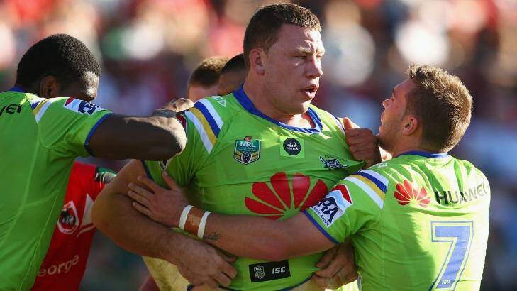 Prop Shannon Boyd also recently extended his contract with the Raiders. Photo: Mark Kolbe
