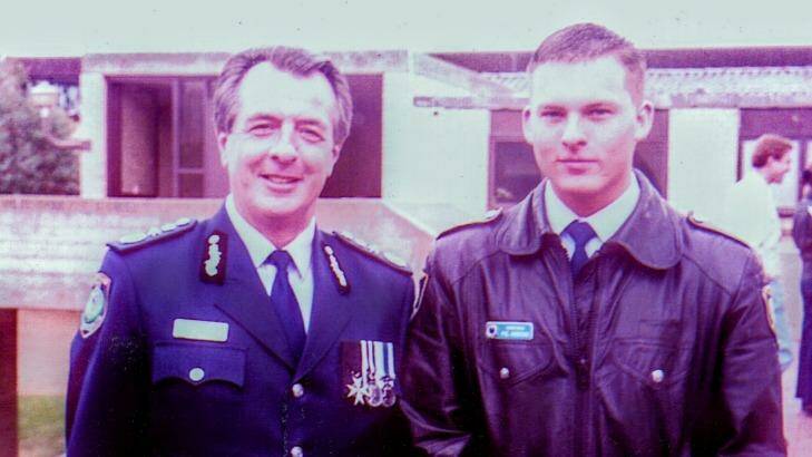 Paul Gibbons (right) with former New South Wales police commissioner Peter Ryan. Photo: Supplied