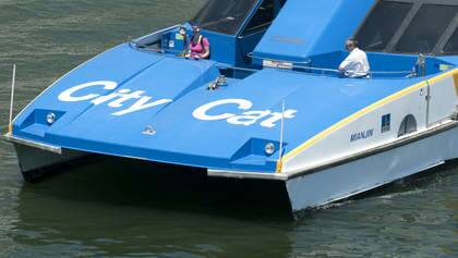 A CityCat In the Brisbane River. 1st of December 2012. Photo: Harrison Saragossi Photo: Harrison Saragossi