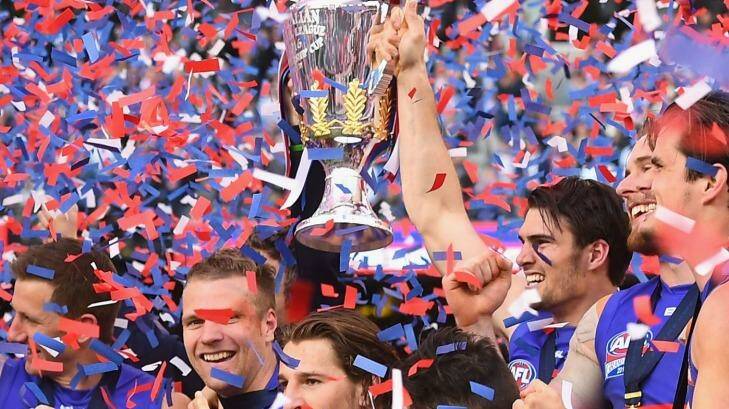 The Western Bulldogs will have a tough time defending their premiership in 2017. Photo: Quinn Rooney