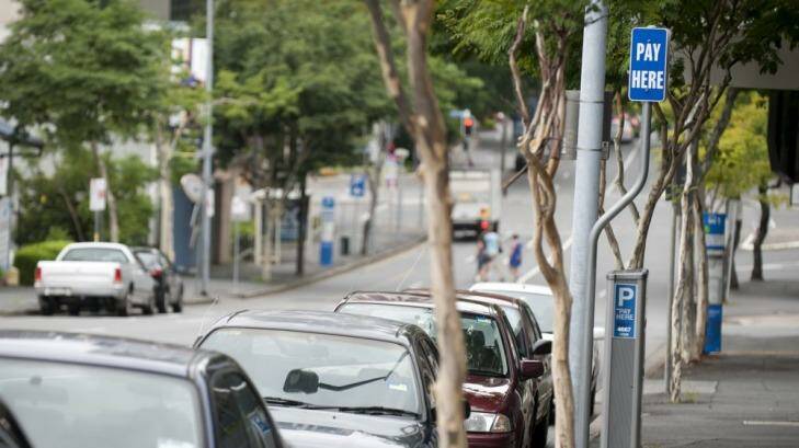 Brisbane City has announced a new portal to help motorists find the best parking deals in Brisbane's CBD. Photo: Harrison Saragossi