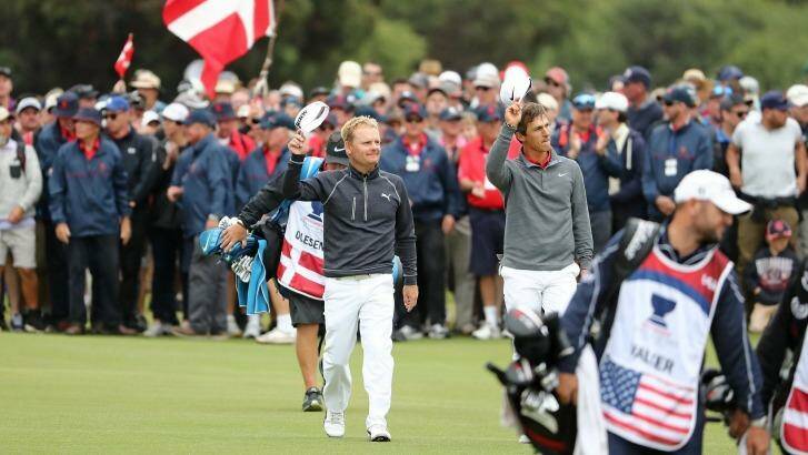 Red-letter day: The Danes weren't lacking support at Kingston Heath. Photo: Scott Barbour