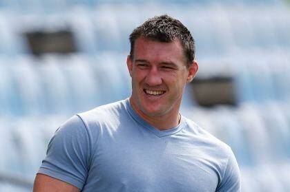 Happy at Sharks: Paul Gallen wants a new deal with Cronulla. Photo: Renee McKay