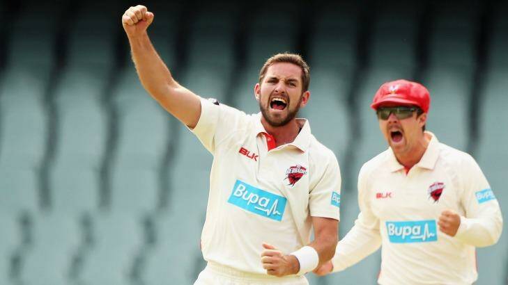 Chadd Sayers of the Redbacks may make his Test debut in New Zealand. Photo: Daniel Kalisz