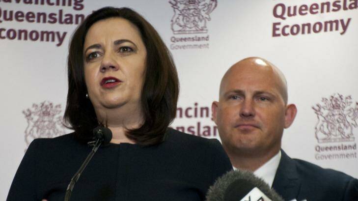 Queensland Premier Annastacia Palaszczuk has announced $800 million 'in principle' for Cross River Rail. Photo: Robert Shakespeare