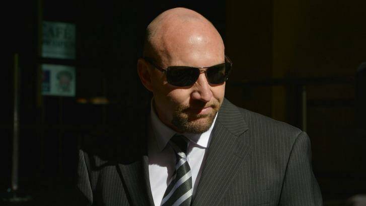 Shane Charter arriving at court earlier this month. Photo: Joe Armao