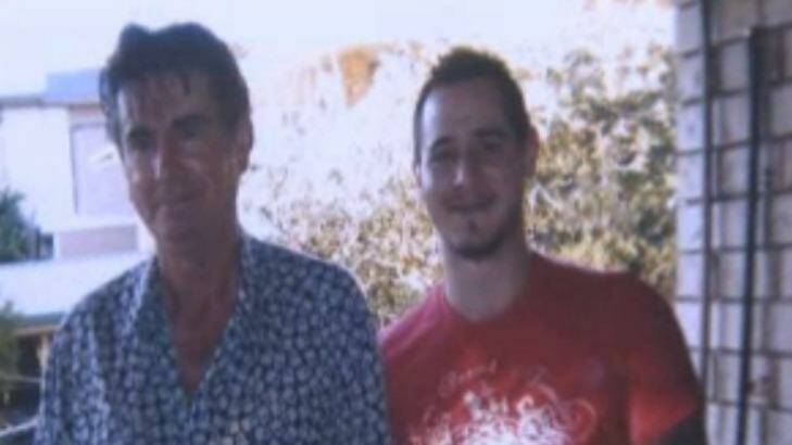 Balcony fall victim Phillip Koklas (right) with his father Peter. Photo: Nine News