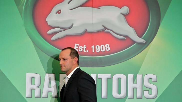 No idle speculation: Negotiations have taken place between the Knights and representatives of South Sydney coach Michael Maguire. Photo: Brendan Esposito