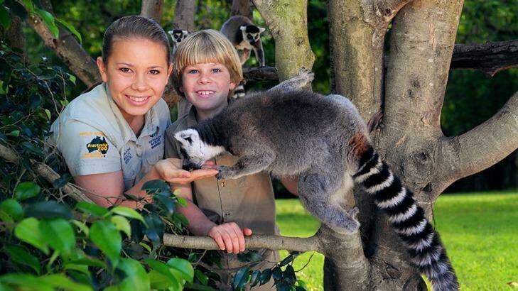 Australia Zoo's Bindi and Bob Irwin. Photo: Australia Zoo