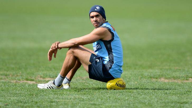 Mick Malthouse says Eddie Betts' 'heart and soul, or certainly his mind, was everywhere else'. Photo: Pat Scala