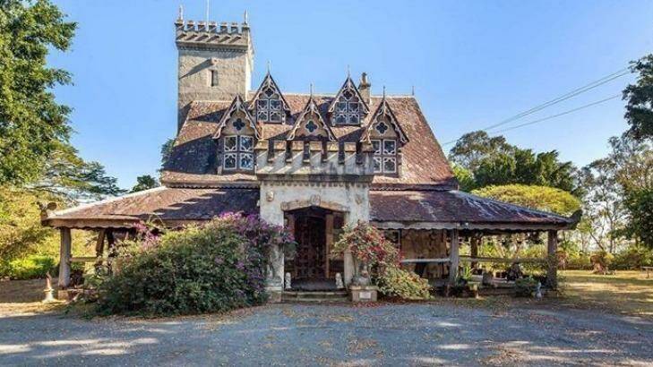The castle sits on a huge block and is well known by locals. Photo: Harcourts M1