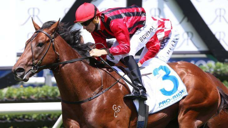 Testing time: Good Standing will take on key rivals in the Stan Fox Stakes. Photo: bradleyphotos.com.au