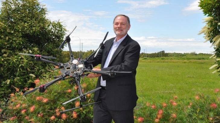 Professor Duncan Campbell's Queensland University of Technology-based Australian Research Centre for Aerospace Automation is researching drones. Photo: Supplied
