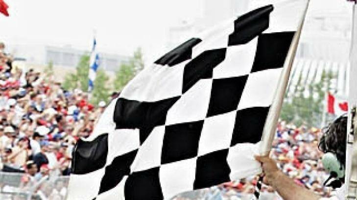 The chequered flag