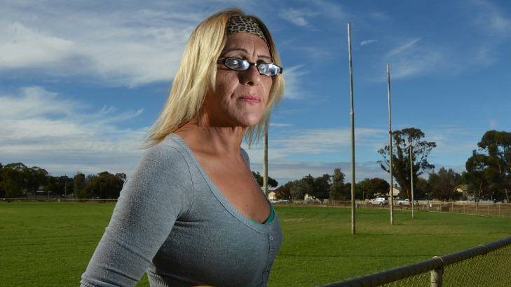 Broken Hill transgender AFL footballer Kirsti Miller. Photo: Darrin Manuel 