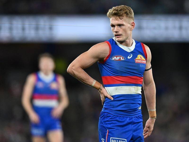 Adam Treloar and the Bulldogs will be desperate to right their past Eagles wrongs. (James Ross/AAP PHOTOS)