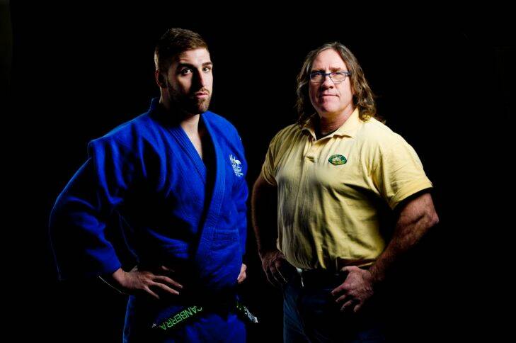 Sport
Commonwealth Games Judo competitor Duke Didier and his father a former Wallaby Geoff Didier.
The Canberra Times
2 July 2014
Photo Jay Cronan Photo: Jay Cronan