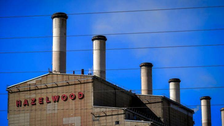 The Hazelwood power station in Victoria is to close by the end of March 2017. Photo: Eddie Jim