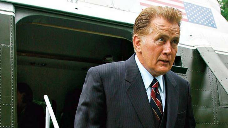 Martin Sheen as President Jed Bartlett in the West Wing. Photo: Supplied