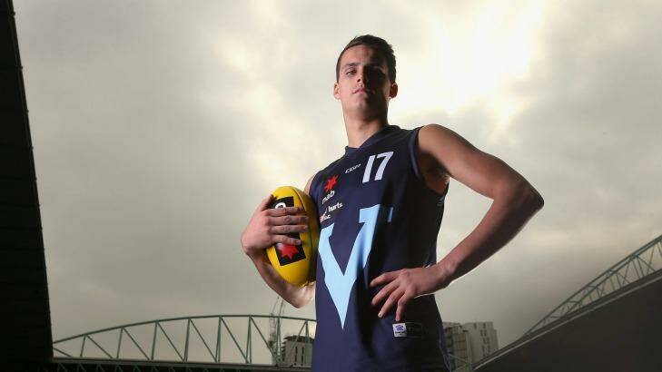Harley Balic, formerly of Sandringham Dragons, was taken by the Dockers at pick 38 Photo: Quinn Rooney
