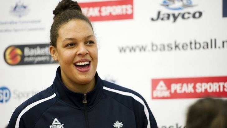 Australian Opals star Liz Cambage is one of the biggest names in the game and dominated in Rio. Photo: Jay Cronan