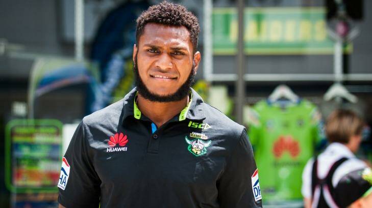 PNG international Kato Ottio will make his debut for the Canberra Raiders at the Auckland Nines. Photo: Elesa Kurtz