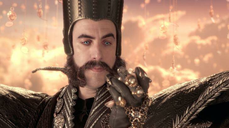 Sacha Baron Cohen joins the cast as Time, a half-human creature with clockwork innards. Photo: Supplied