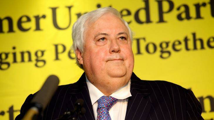 Clive Palmer drove the establishment of a senate inquiry in to the Queensland Government, but the Premier and ministers have not been invited. Photo: Angela Wylie