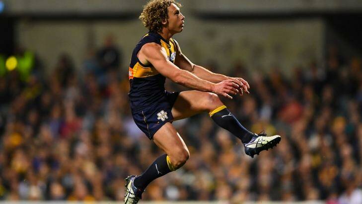 Matt Priddis will have back surgery but is playing down the impact of the procedure. Photo: Daniel Carson/AFL Media