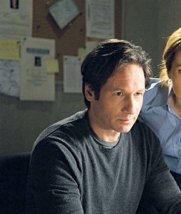 The truth will out ... David Duchovny and Gillian Anderson in the original series.