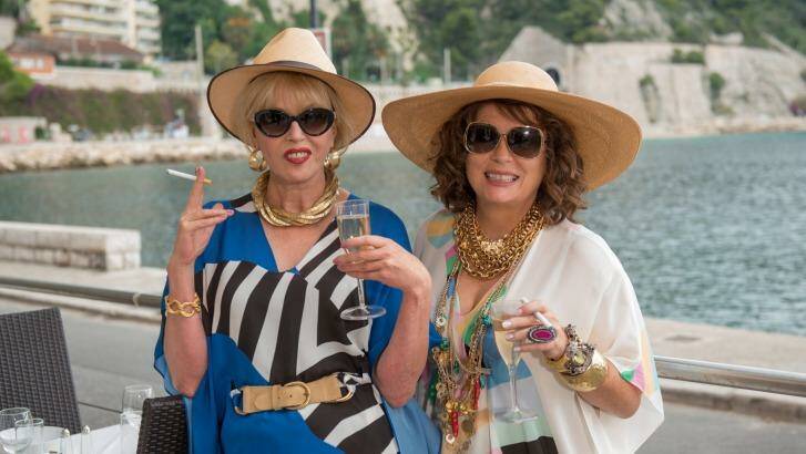 Joanna Lumley and Jennifer Saunders are back in Absolutely Fabulous: The Movie. Photo: David Appleby