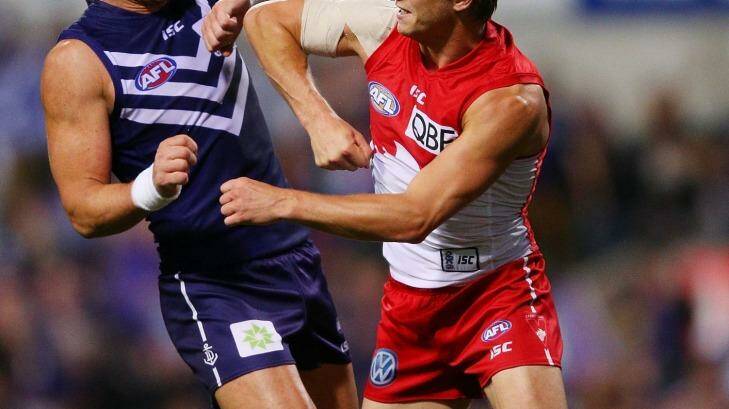 Final match between the Fremantle Dockers and the Sydney Swans at Patersons Stadium on September 21, 2013 Photo: Michael Dodge