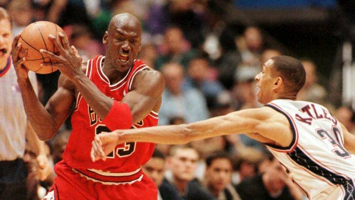 No.23 Michael Jordan in his playing days at the Chicago Bulls.
