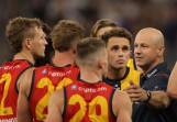 Matthew Nicks has urged the Crows to remain balanced ahead of their clash against the Lions. (Richard Wainwright/AAP PHOTOS)