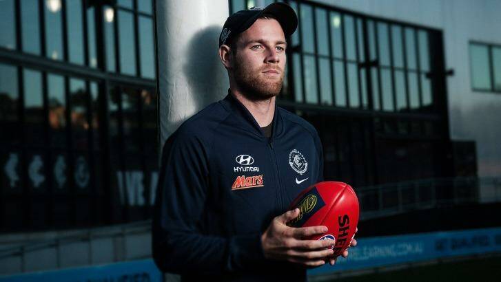 Sam Docherty wants the Blues to get better and he wants to be someone who helps make sure that happens. Photo: Josh Robenstone