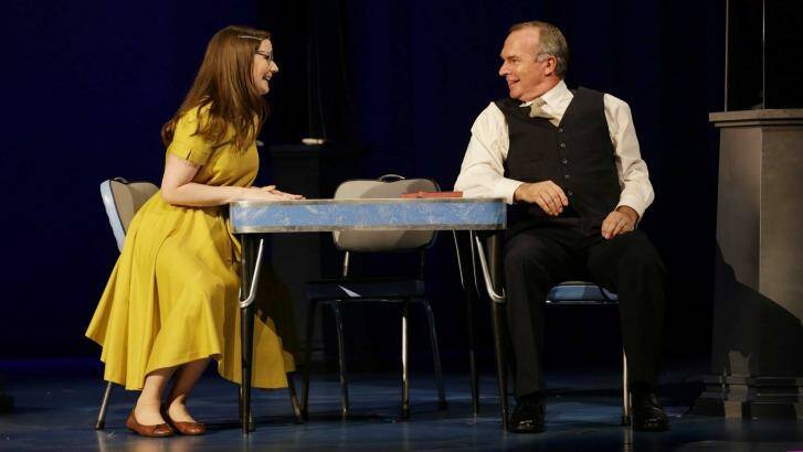 Sarah Morrison and Greg Stone in Ladies in Black. Photo: Rob Maccoll