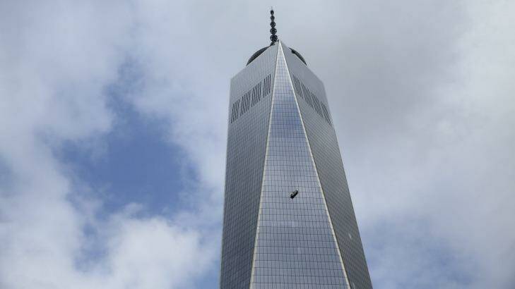 The window-washers were stranded 69 floors up. Photo: New York Times