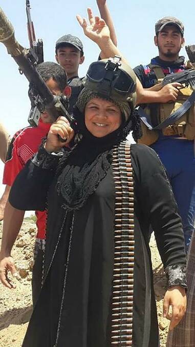 Omaya al-Juburi, sister of Sheikh Marwan al-Juburi, who died fighting Islamic State on June 22. Photo: supplied