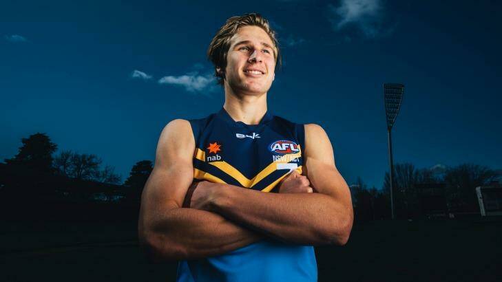 Sam Fisher has been selected to test in this year's AFL draft combine. Photo: Rohan Thomson