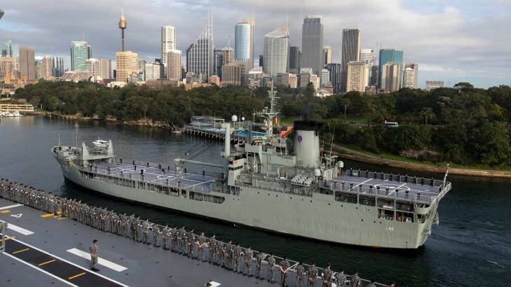HMAS Tobruk will be sunk off the Fraser Coast Photo: ADF