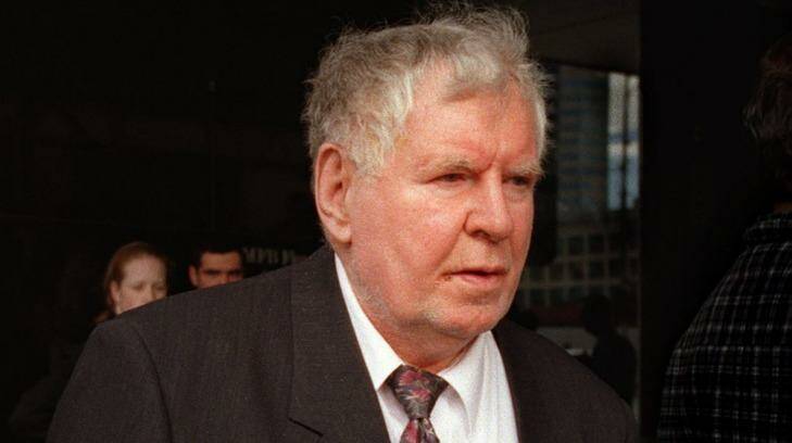Maguire's father Alistar Laishkochav at Victorian County Court in 2000. Photo: Simon Schluter