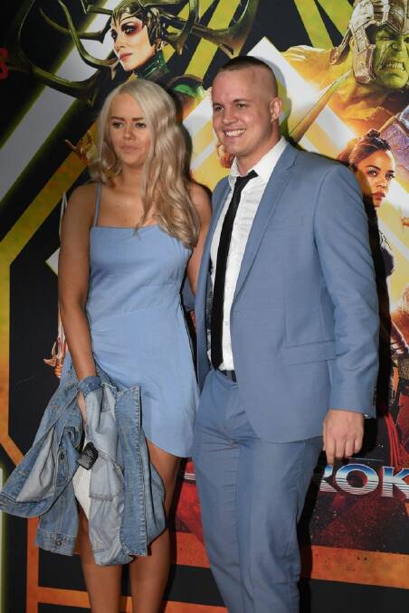 Singer Johnny Ruffo on the red carpet for the special screening of the film Thor Ragnarok based on the Marvel Comics character Thor, in Sydney, Sunday, October 15, 2017. (AAP Image/Brendan Esposito) NO ARCHIVING