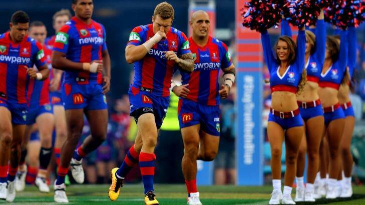 On the block: The Newcastle Knights have struggled this year. Photo: Jonathan Carroll