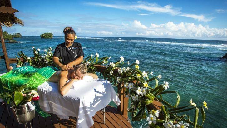 Enjoy a relaxing open-air massage by the sea at Seabreeze. Photo: DAVIDKIRKLAND