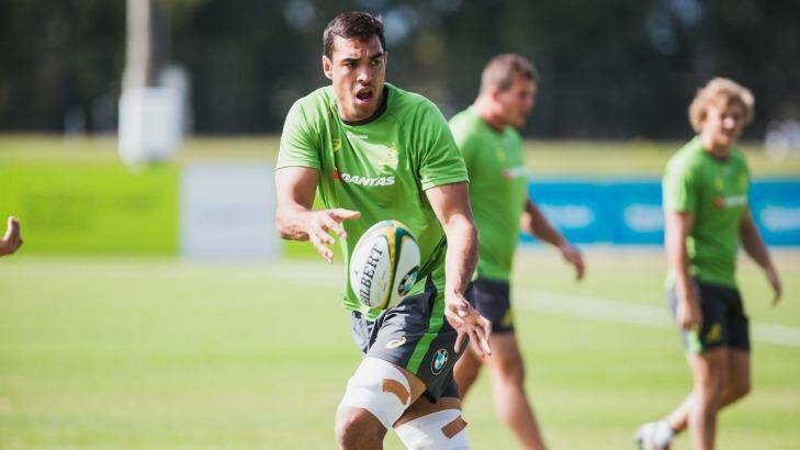 Brumbies lock Rory Arnold is at his second Wallabies camp on the Sunshine Coast. Photo: Brian Hook Photography