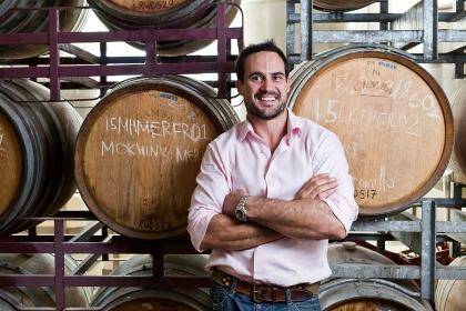 Alex Retief runs Sydney's first urban winery, A. Retief Wines, in St Peters. Photo: Sarah Keayes