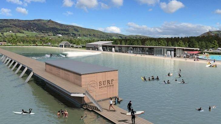 Conwy Adventure Leisure in Wales is paving the way for the first commercial Wavegarden facility to open to the public by mid-2015. Photo: Wave Park Group